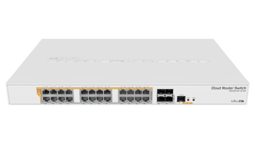 Switch 24x RJ45 1000Mb/s, 4x SFP+ MikroTik CRS328-24P-4S+RM