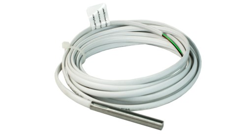 Czujnik temperatury TSR-1-TEL, przewodowy, cyfrowy, pomiar:-20C do +70C, sonda+ przewód tel. płaski PVC 3m.