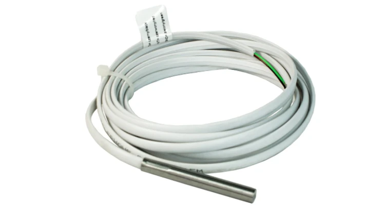 Czujnik temperatury TSR-1-TEL, przewodowy, cyfrowy, pomiar:-20C do +70C, sonda+ przewód tel. płaski PVC 3m.