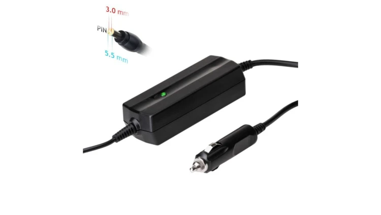 Zasilacz samochodowy do notebooka Akyga AK-ND-37 19V / 4.74A 90W 5.5 x 3.0 mm + pin SAMSUNG 1.2m
