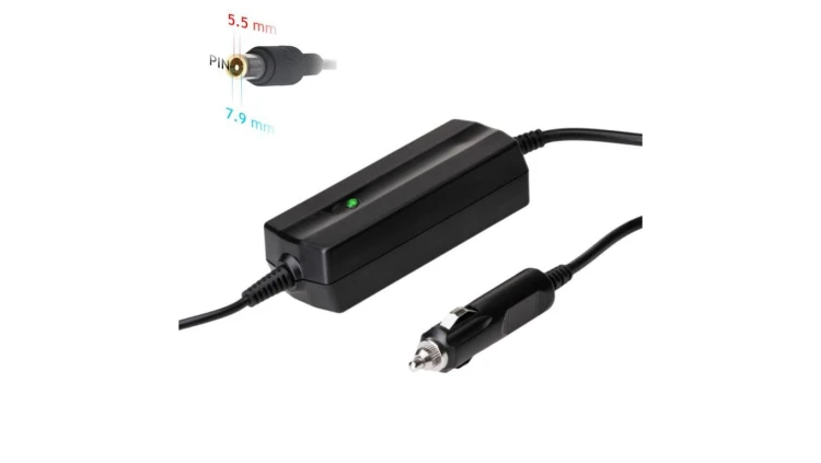 Zasilacz samochodowy do notebooka Akyga AK-ND-39 20V / 4.5A 90W 7.9 x 5.5 mm + pin LENOVO 1.2m