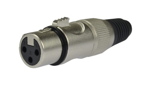 Gniazdo mikrofonowe XLR (3-pin) na kabel