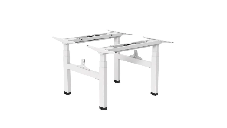 Biurko elektryczne podwójne regulacja wys. Ergo Office, max wys 128cm, max 125kg x2, bez blatu do pracy stojąco siedzącej ER-404