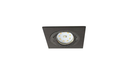 Oprawa wpuszczana regulowana czarny mat aluminium