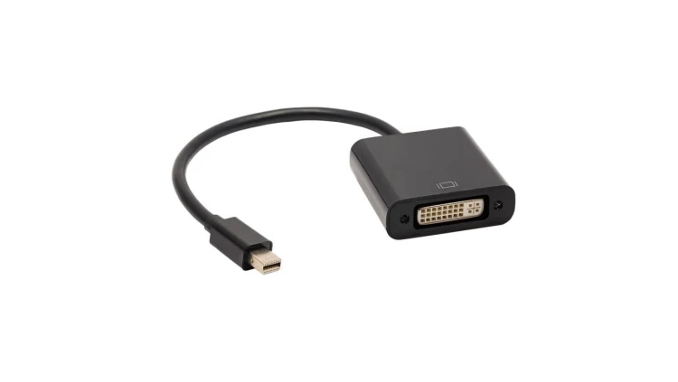 Konwerter adapter z kablem Akyga AK-AD-37 mini DisplayPort (m) / DVI 24+5 pin (f) 15cm