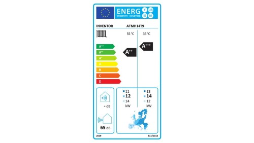 Pompa ciepła monoblok 14kW 3-faz INVENTOR +grzałka 9kW ATMH14T9 R32