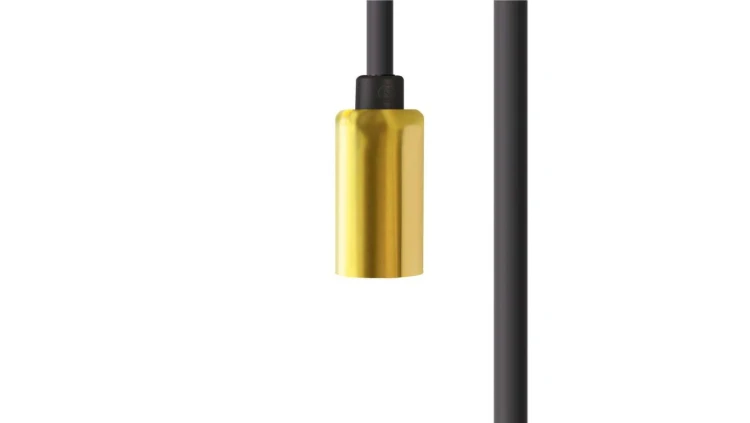 PRZEWÓD Z OPRAWKĄ 250CM CAMELEON CABLE G9 2,5 M BLACK/BRASS 8621 Nowodvorski