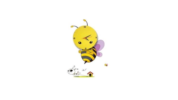 Lampka dziecięca BEE LED CLOCK 0,6W LED ML145 Milagro