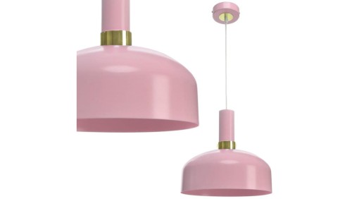 Lampa wisząca MALMO PINK 1xE27 MLP6199 Milagro