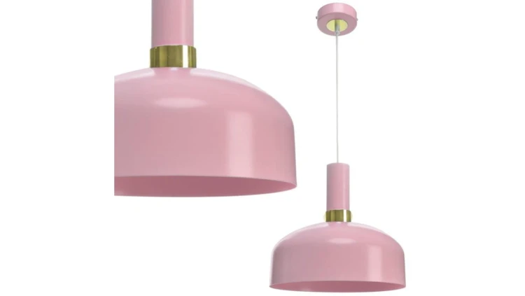 Lampa wisząca MALMO PINK 1xE27 MLP6199 Milagro