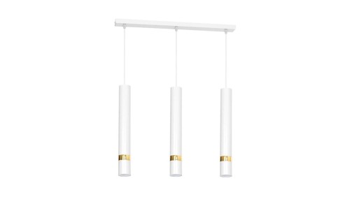 Lampa wisząca JOKER WHITE/GOLD 3xGU10 MLP6082 Milagro