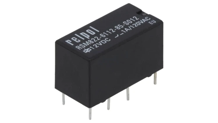 Przekaźnik elektromagnetyczny DPDT 1A/120VAC RSM822-6112-85-S012