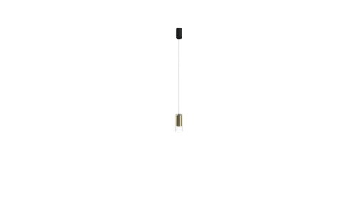 Lampa wisząca CYLINDER SOLID BRASS S 7870 Nowodvorski Lighting
