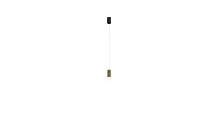 Lampa wisząca CYLINDER SOLID BRASS S 7870 Nowodvorski Lighting