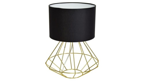 Lampa stojąca LUPO BLACK/GOLD 1xE27 MLP6272 Milagro