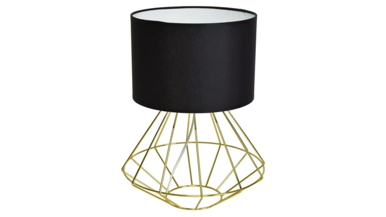 Lampa stojąca LUPO BLACK/GOLD 1xE27 MLP6272 Milagro