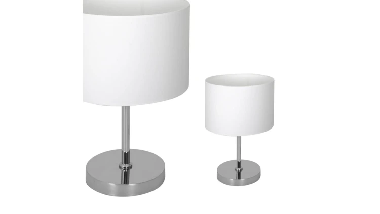 Lampka stołowa CASINO WHITE/CHROME 1xE27 ML6375 Milagro