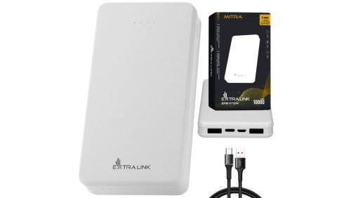 Powerbank Power bank, USB-C Extralink EPB-078W 10000mAh Biały