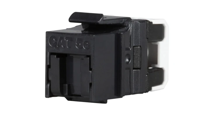 Moduł Keystone CAT5E UTP RJ45 czarny do szczypiec SXKJ-NA-BU SXKJ-5E-UTP-BK-NA