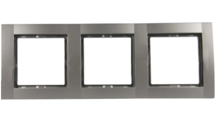 Fiorena Ramka potrójna RAL9006 srebrny aluminiowy 22011819