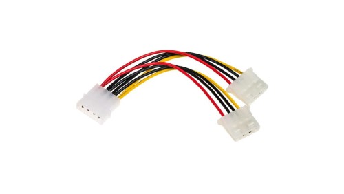 Adapter z kablem Akyga AK-CA-15 Molex (m) / 2x Molex (f) 2x 15cm