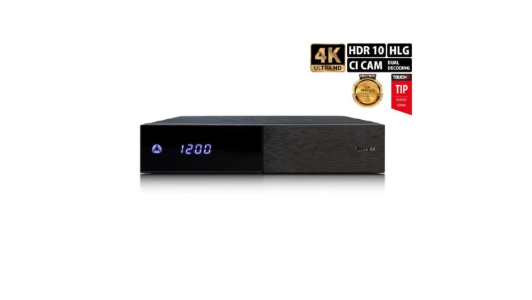 Odbiornik satelitarny AB PULSe 4K (1x tuner DVB-S2X)
