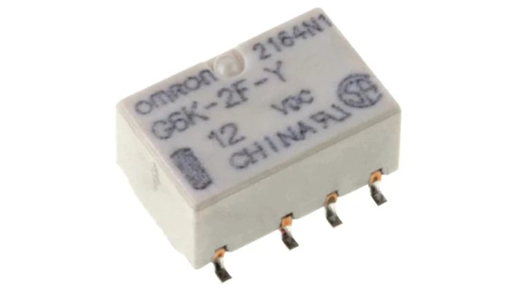 Przekaźnik elektromagnetyczny DPDT Ucewki 12VDC 0,3A/125VAC G6K-2F-Y 12VDC