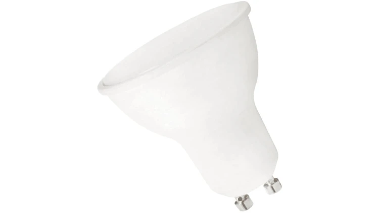 Żarówka LED GU-10 230V 7,5W mleczna 710lm ciepła