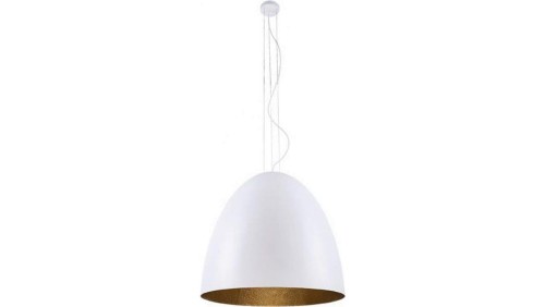 LAMPA WISZĄCA EGG L BIAŁO-ZŁOTY 9023 Nowodvorski