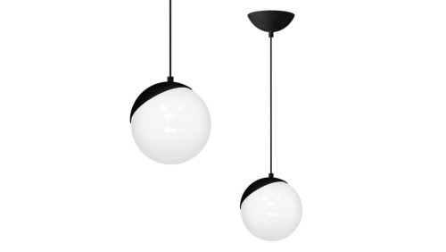 Lampa wisząca SFERA BLACK 1xE27 60W MLP5739 Milagro