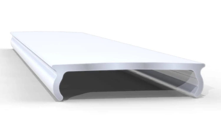 Klosz mleczny z pcv, długość 1000mm