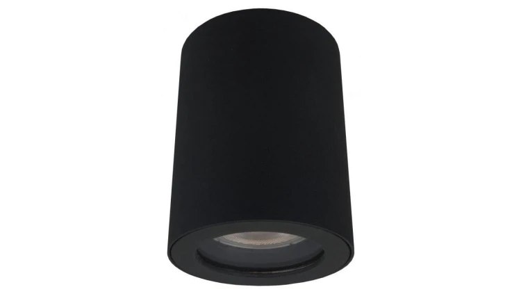 Lampa punktowa czarny spot FARO z nieruchomym oczkiem na GU10 LP-6510/1SM BK Light Prestige