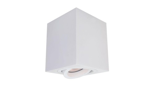 Oprawa LYON biały sześcian do holu z ruchomym oczkiem na GU10 LP-5881/1SM WH Light Prestige