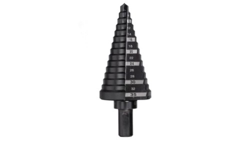 Wiertło wielostopniowe HSS M2 Ø4-39mm Ø9mm podtaczane trójstronnie (N-WW0439)