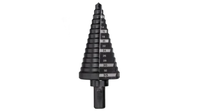 Wiertło wielostopniowe HSS M2 Ø4-39mm Ø9mm podtaczane trójstronnie (N-WW0439)