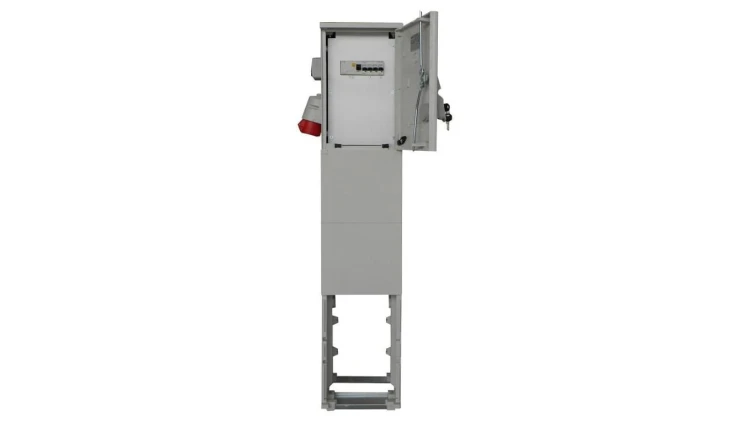 Rozdzielnica elektryczna budowlana na fundamencie (2X2P+Z, 1X16A/5P, 1X32A/5P) RB26x40-K40-00112Z-F0