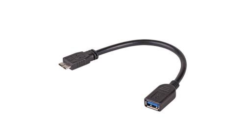 Adapter z kablem Akyga AK-AD-30 USB A 3.0 (f) / micro USB 3.0 (m) OTG 15cm