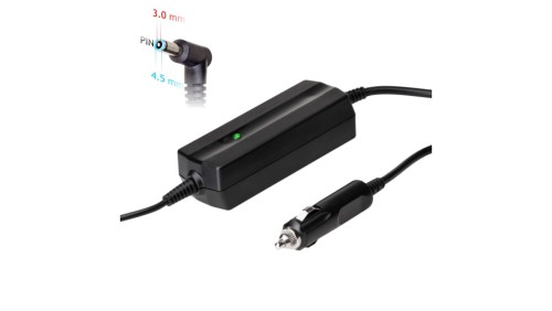 Zasilacz samochodowy do notebooka Akyga AK-ND-40 19.5V / 3.33A 65W 4.5 x 3.0 mm + pin HP 1.2m