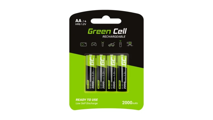 Akumulator Ni-MH R6 AA 2000mAH 1,2V Green Cell /12 sztuk/
