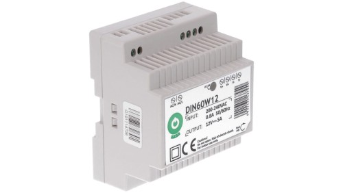 Zasilacz na szynę DIN 12V 60W