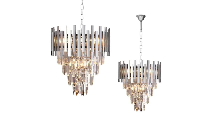 Żyrandol ASPEN II CHROME 9xE14 ML5997 Milagro