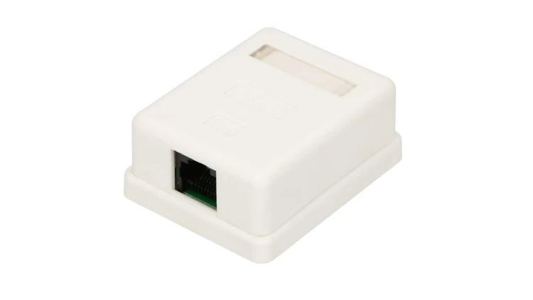 Gniazdo natynkowe 1x RJ45 KAT5E UTP Extralink