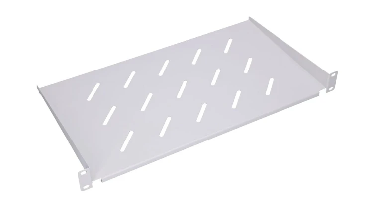 Półka 19, do szaf wiszących Extralink 1U 350mm Szara