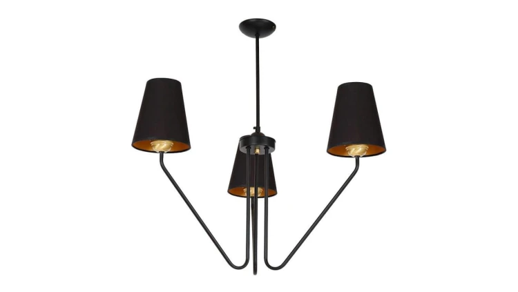 Żyrandol VICTORIA BLACK 3xE27 MLP4912 Milagro