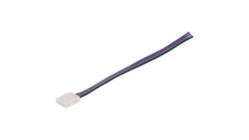 Złączka do taśmy led rgb 10mm taśma-przewód