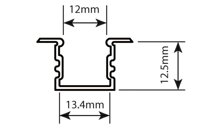 Profil led Standard Plus 2m anodowany