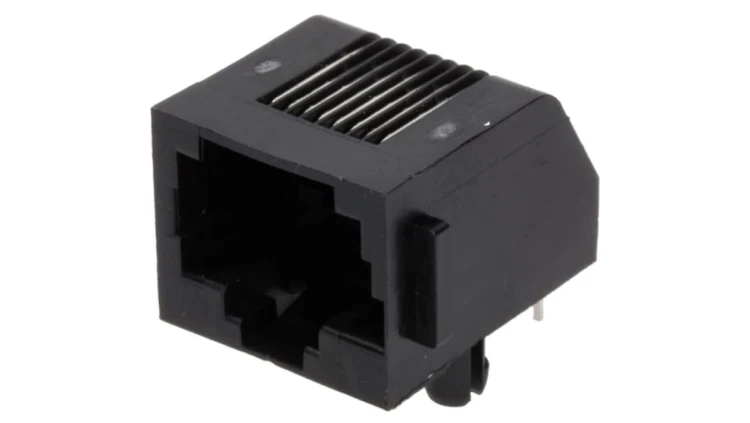 Gniazdo RJ45 8-pin Układ 8p8c na PCB THT 5555166-1