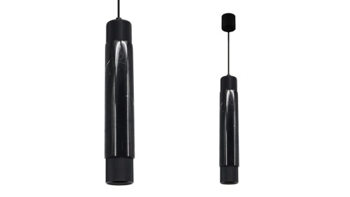 Lampa wisząca MARBLE BLACK 1xGU10 ML6339 Milagro