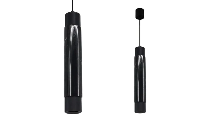 Lampa wisząca MARBLE BLACK 1xGU10 ML6339 Milagro