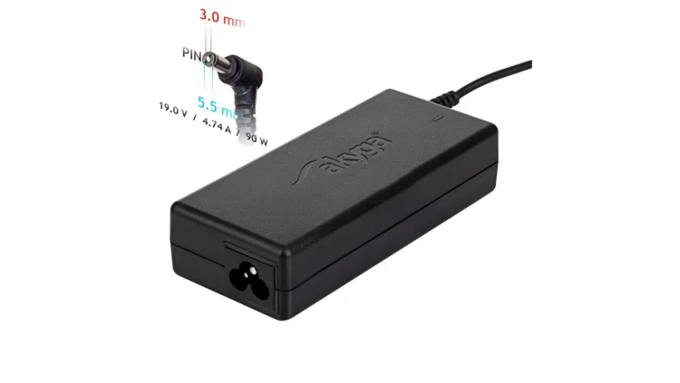 Zasilacz do notebooka Akyga AK-ND-27 19V / 4.74A 90W 5.5 x 3.0 mm + pin SAMSUNG 1.2m